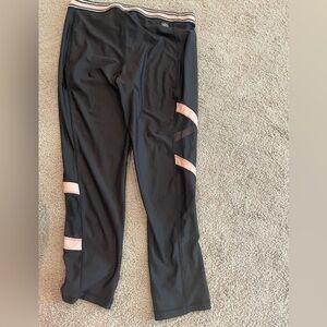 C&C California Black Workout Leggings with Pink Accents Size‎ XL